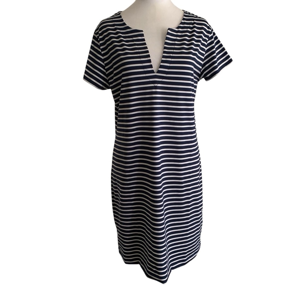 NWT Vineyard Vines Women’s Medium Navy & White Sankaty Striped Tunic Dress